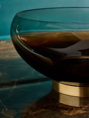 Brown Cooper Glass Decorative Bowl - Image 3 of 4