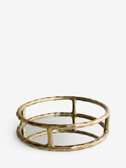 Gold Wrought Decorative Mirror Tray - Image 1 of 1