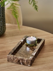 Brown Decorative Marble Trinket Tray - Image 1 of 3