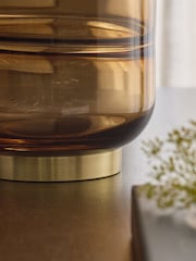 Bronze Cooper Glass Candle Holder Medium - Image 4 of 5