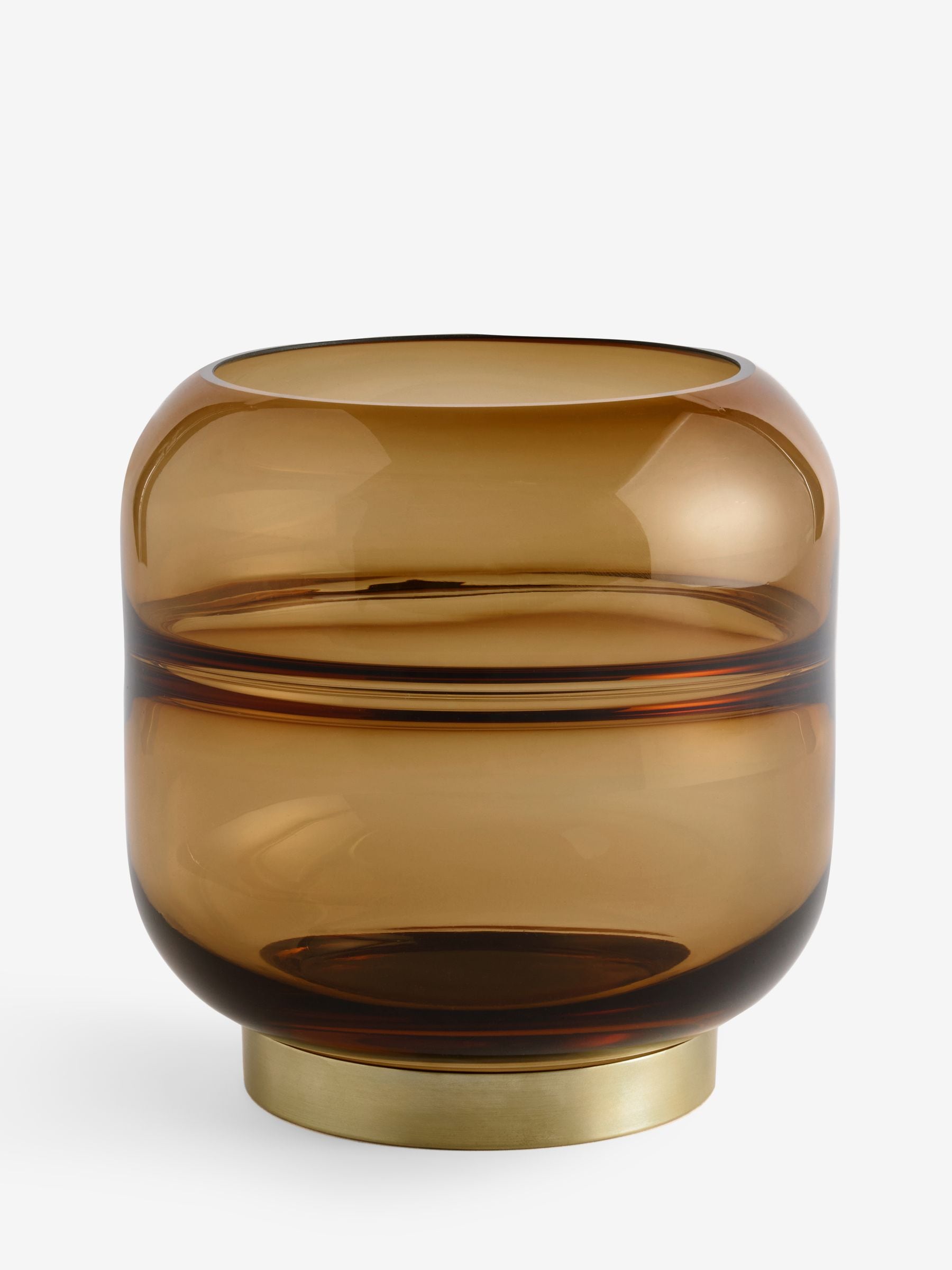 Buy Amber Cooper Glass Candle Holder Medium from Next South Africa