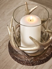 Gold Antler Candle Holder Hurricane - Image 4 of 4