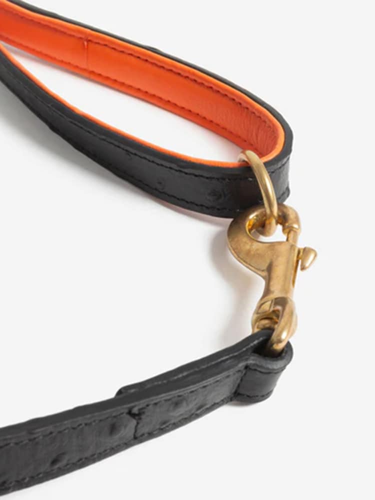 Lords and Labradors Black Leather Dog Lead - Image 4 of 4