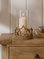 Natural Star Candle Holder Hurricane - Image 1 of 4