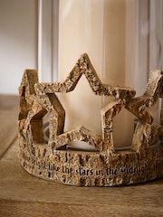 Natural Star Candle Holder Hurricane - Image 3 of 4