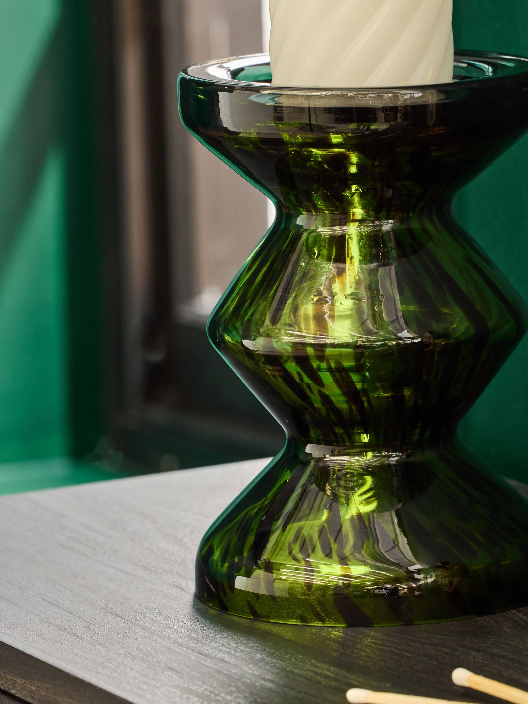 Buy Confetti Glass Pillar Candle Holder from Next Netherlands