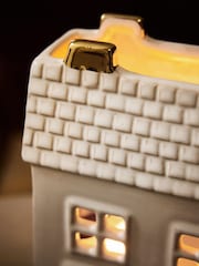 White/Gold House Tea Light Holder - Image 3 of 3