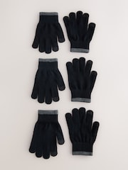 Schwarz - Magic Gloves 3 Packs (3-16yrs) - Bild 1 von 3