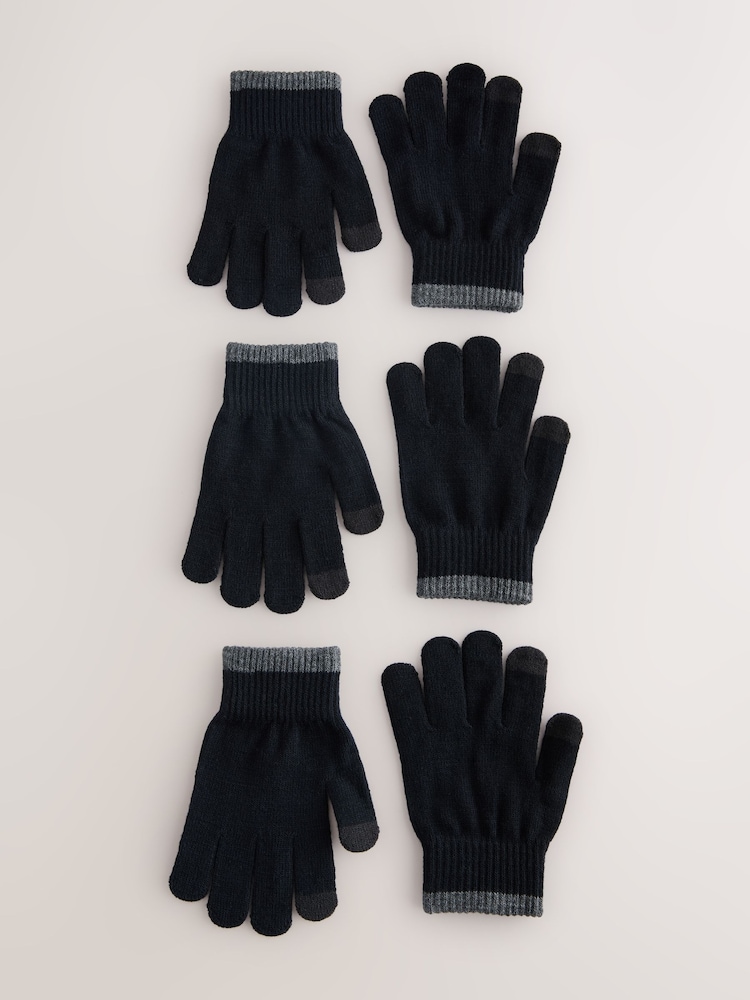 Schwarz - Magic Gloves 3 Packs (3-16yrs) - Bild 1 von 3