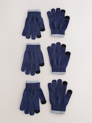 Marineblau/blau - Magic Gloves 3 Packs (3-16yrs) - Bild 1 von 3
