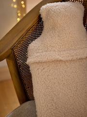 Green/Cream Quilted Hot Water Bottle - Image 3 of 5