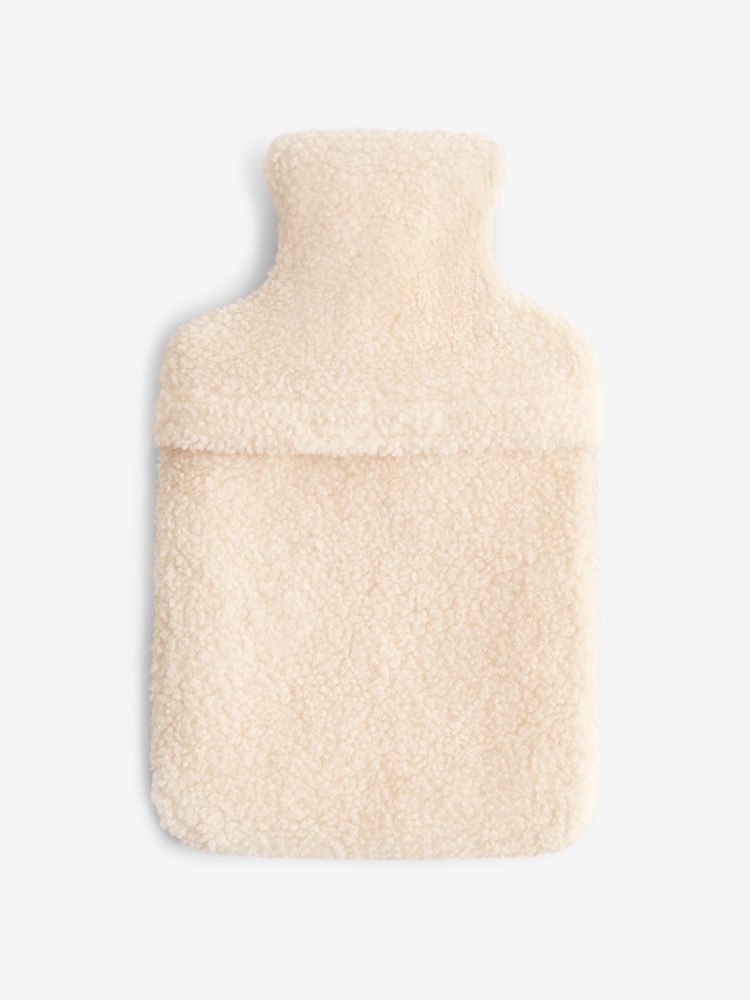 Green/Cream Quilted Hot Water Bottle - Image 5 of 5