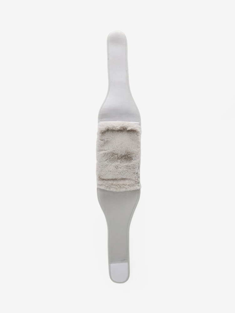 Grey Faux Fur Body Belt Hot Water Bottle - Image 1 of 1