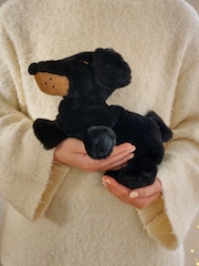 Black Sausage Dog Microwaveable Hottie - Image 1 of 4