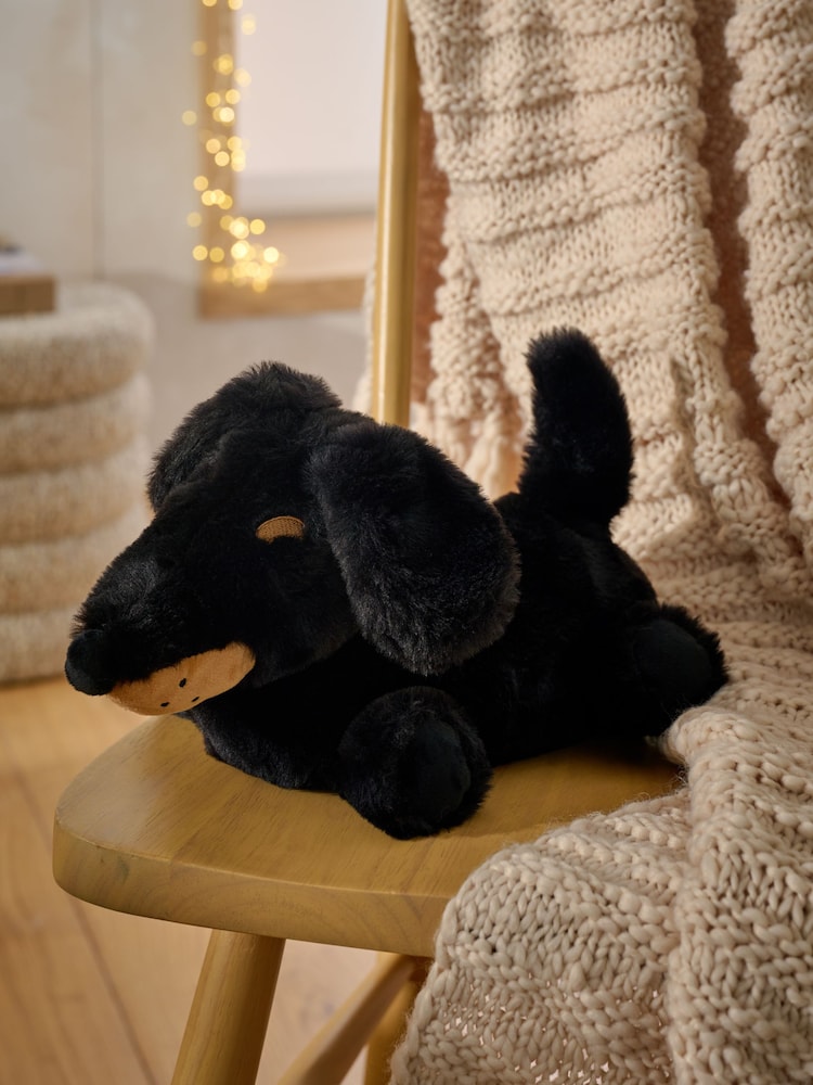 Black Sausage Dog Microwaveable Hottie - Image 2 of 4