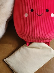 Red Cute Hot Microwavable Water Bottle - Image 3 of 4