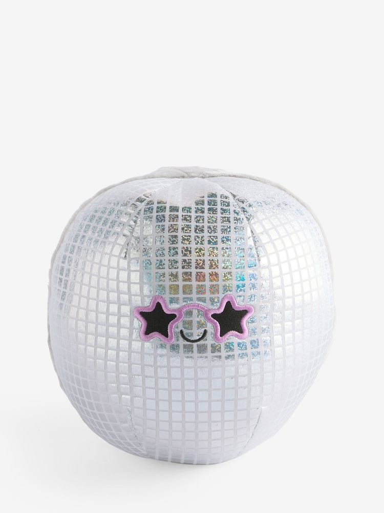 Silver Disco Ball Plush Microwaveable Hot Water Bottle - Image 1 of 2