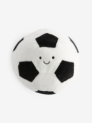 Black/White Football Plush Microwaveable Hot Water Bottle - Image 1 of 1