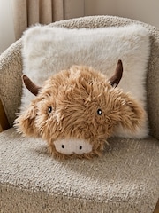 Natural Hamish the Highland Cow Microwaveable Hand Cosy Warmer - Image 2 of 7