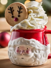 Childrens Christmas Hot Chocolate Santa Mug Gift Set - Image 4 of 4