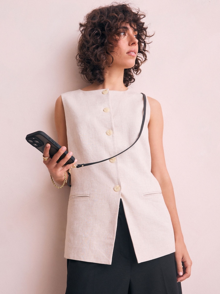 Black PU Across Body Phone Strap - Image 2 of 8