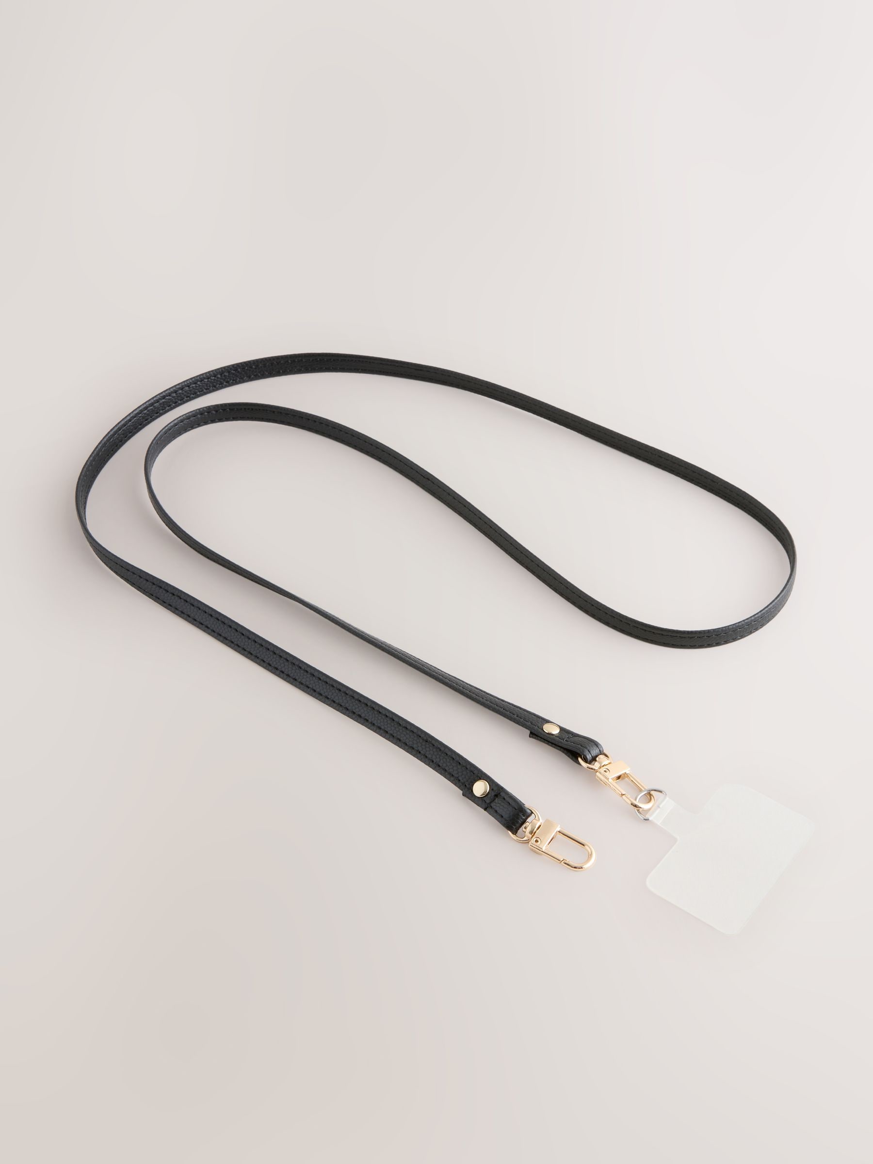 Buy Black PU Across Body Phone Strap from Next Canada