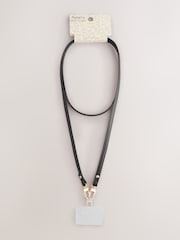 Black PU Across Body Phone Strap - Image 6 of 8