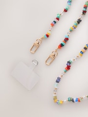 Multi Coloured Across Body Phone Strap - Image 8 of 8