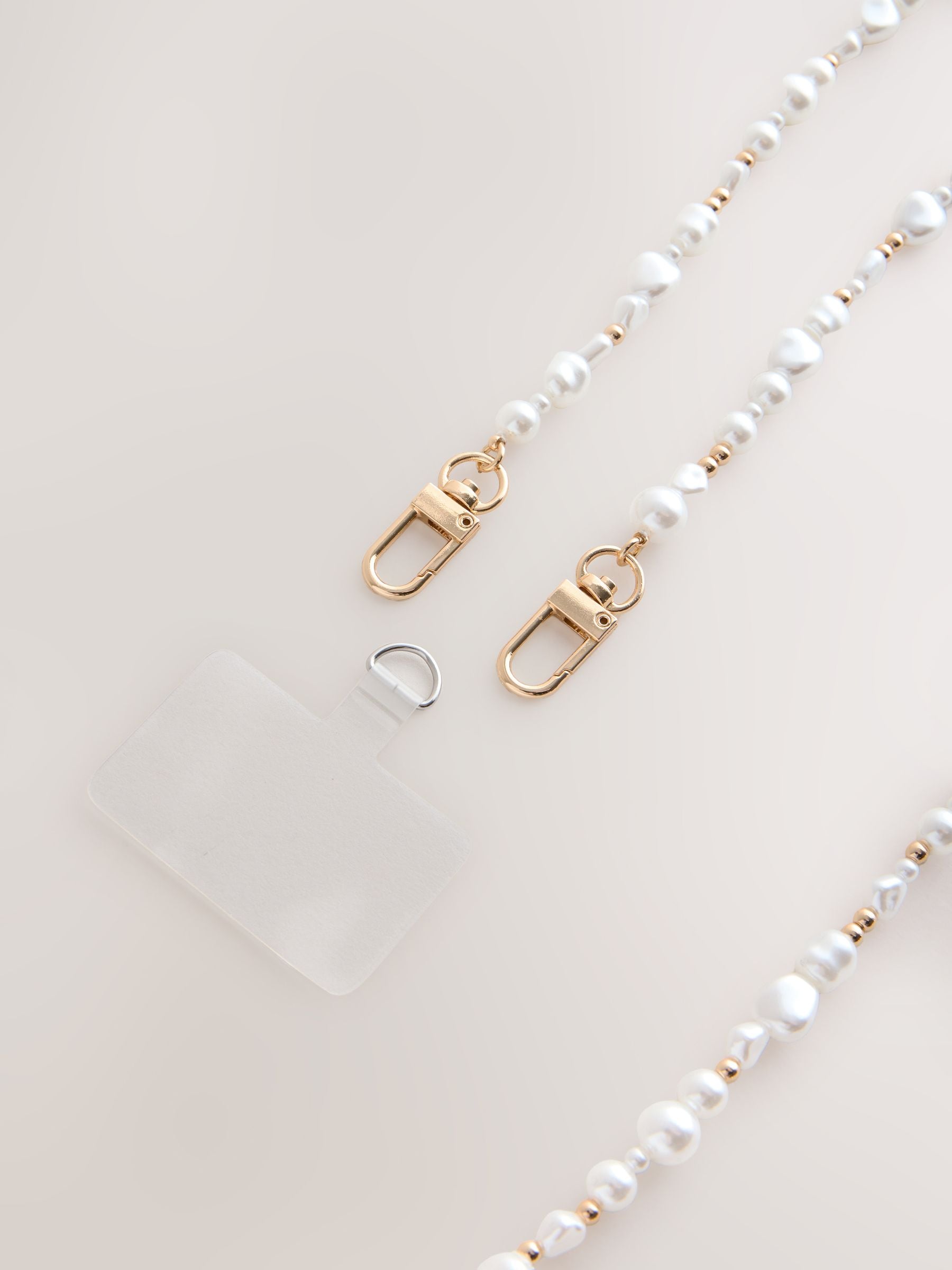 スマホアクセサリー Pearl Cross-body Strap - Pearl with Gold 楽天市場】即納 CASETiFY ケースティファイ スマホ ショルダー スマホ