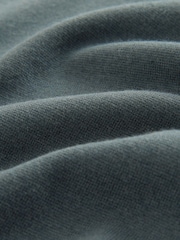 Verde sálvia - Blusa de gola alta com zíper e regular fit - Imagem 6 de 7