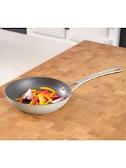 Laura Ashley Dark Dove Grey 24cm Superior Non Stick Frying Pan - Image 1 of 4