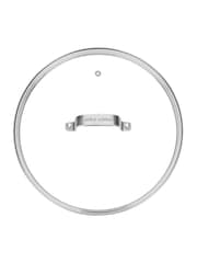 Laura Ashley Sage Leaf 28cm Non Stick Deep Saute Pan and Glass Lid - Image 5 of 5