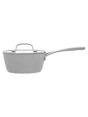 Laura Ashley Sage Leaf 16cm Superior Non Stick Saucepan and Glass Lid - Image 5 of 5