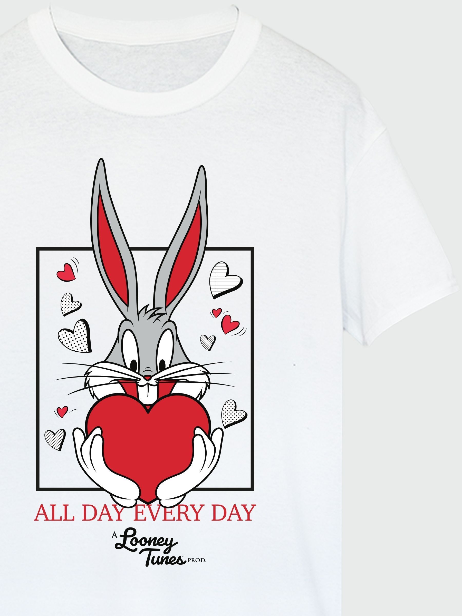 T-shirt NEXT 'Bunny' Pour Enfant - Taille 8 Ans, Blanc, Occasion En Très Bon état