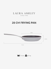 Laura Ashley Dark Dove Grey 28cm Superior Non Stick Frying Pan - Image 4 of 6
