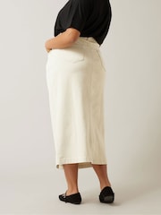 Evans Button Through Denim Skirt - Image 2 of 5