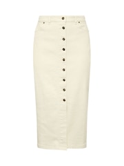 Evans Button Through Denim Skirt - Image 5 of 5