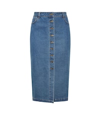 Evans Button Through Denim Skirt - Image 5 of 5