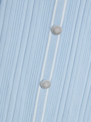 River Island Blue Girls Diamante Collar Polo Dress - Image 4 of 4