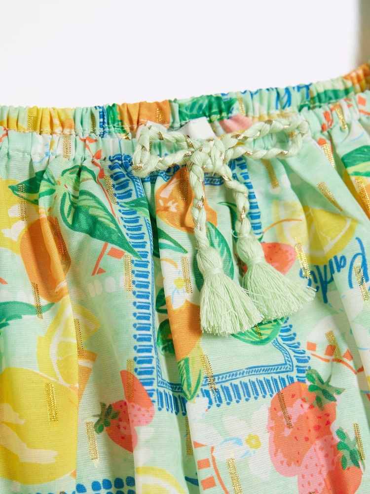 River Island Green Girls Bandana Rara Skirt Set - Image 4 of 5