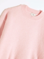 River Island Pink Girls Bubble Hem Wide Leg Trousers Set - Image 5 of 5