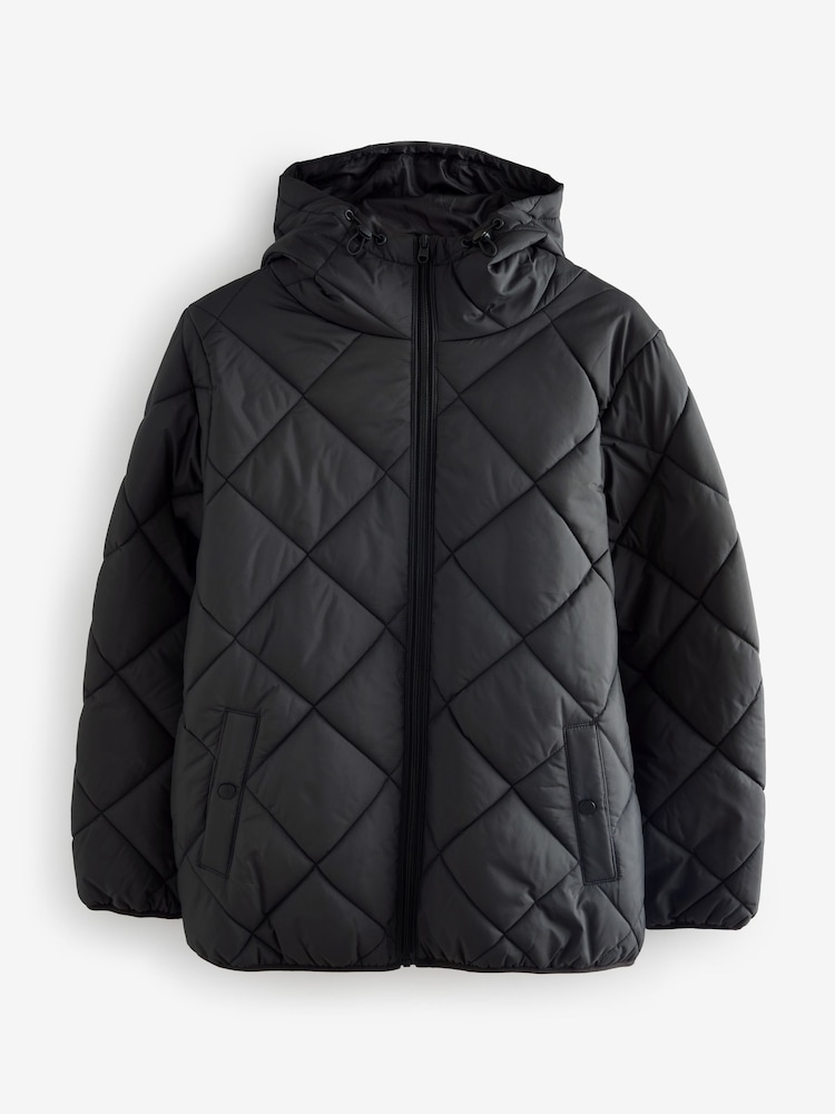 Black Quilted Jacket - Image 1 of 1