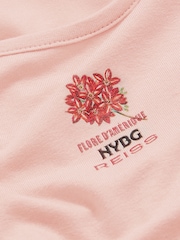 Reiss Pink Teigan Reiss | NYBG Floral Emblem Vest - Image 5 of 5