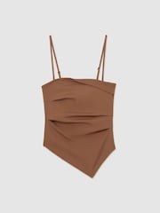 Maro - Top bandou Reiss Millie cu încrețituri - Image 2 of 6