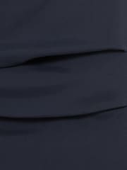 Reiss Navy Millie Ruched Bandeau Top - Image 6 of 6