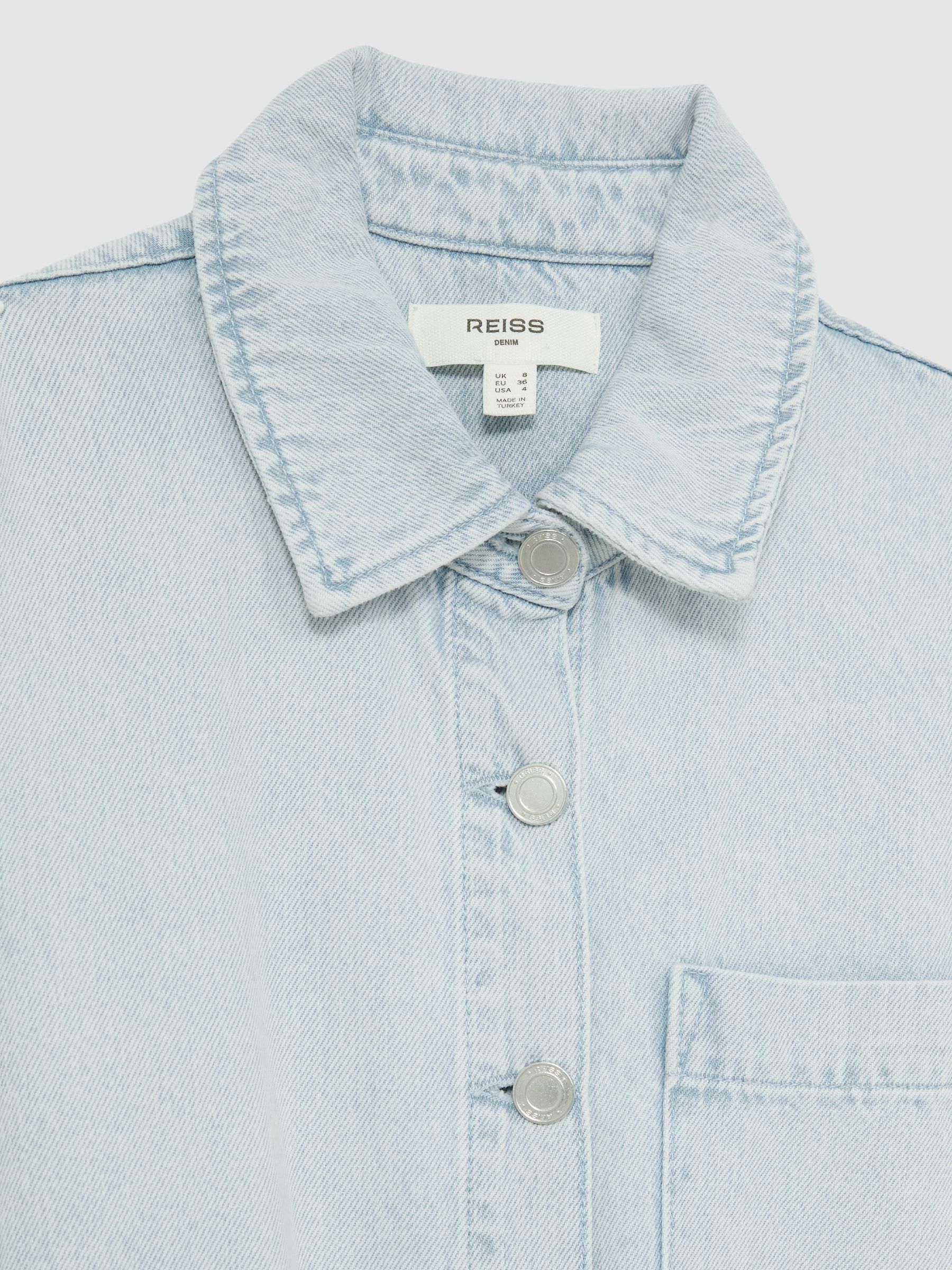 【海外限定】REISSワンピース☆Vienna Denim Mini Dress in Indi REISS Vienna Swirl Printed Mini Dress | endource