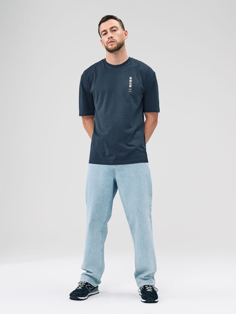 Black Hokusai Relaxed Fit Artist License T-Shirt - Image 4 of 4