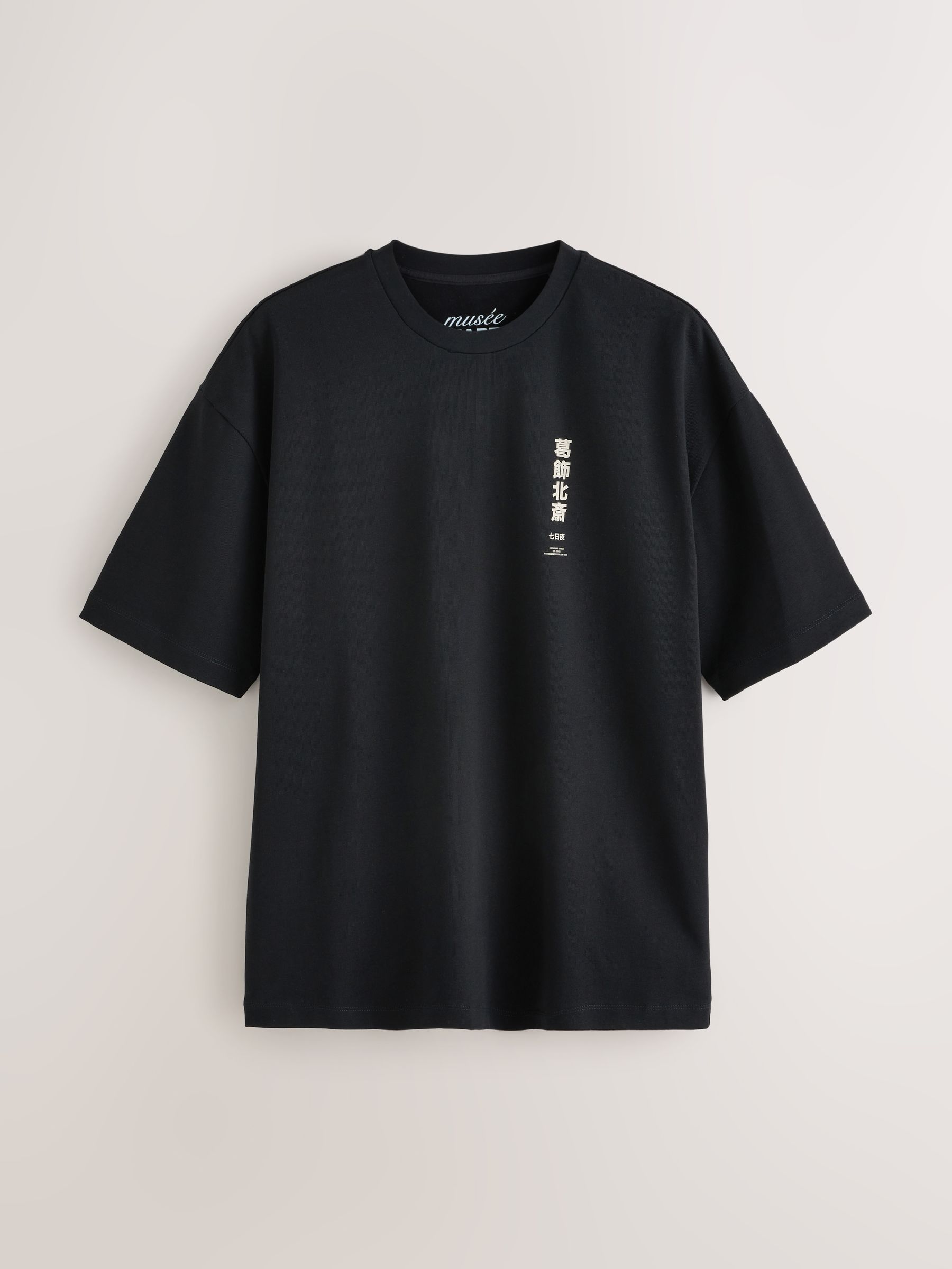 Buy Black Hokusai Relaxed Fit Artist T-Shirt from Next USA