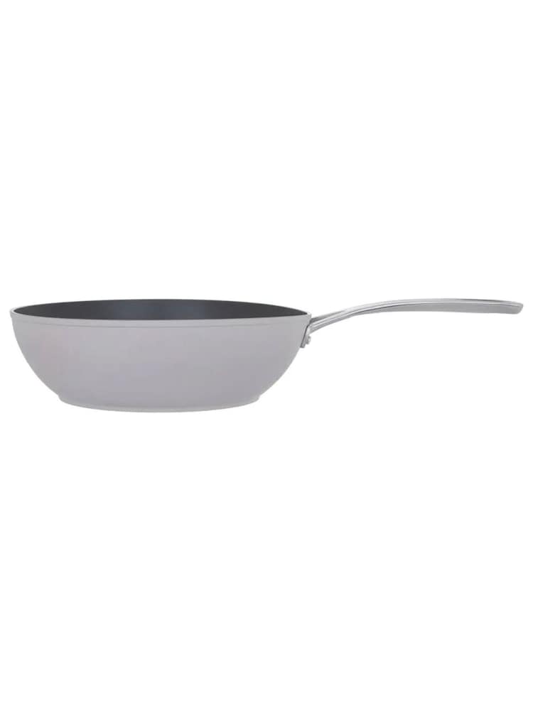 Laura Ashley Dark Dove Grey 30cm Wok Deep Frying Pan - Image 2 of 5
