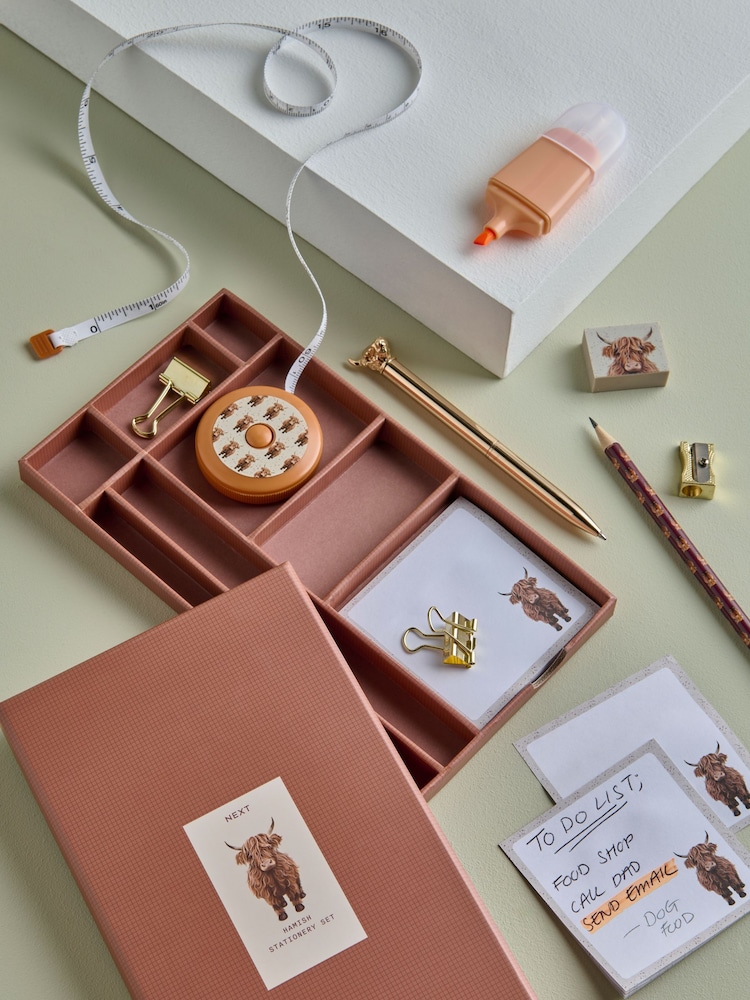 Hamish the Highland Cow – Briefpapier-Set - Bild 2 von 4